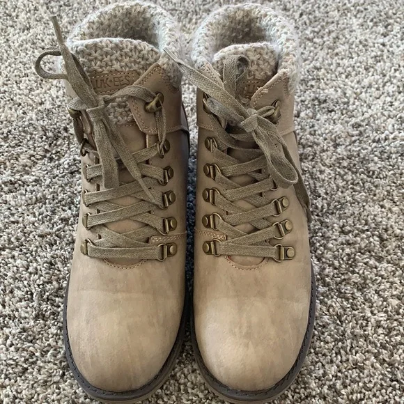 Lukees by Muk Luks Women Hiker Boots STONE - Picture 5 of 8